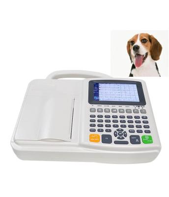 China Manual / Auto Operating Modes Pet Clinic Hospital Use 3 Channel Medical ECG Machine Veterinary ECG Machine for sale