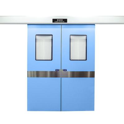 China High Quality Operating Room Windproof Purifying Airtight Sliding Steel Door for sale