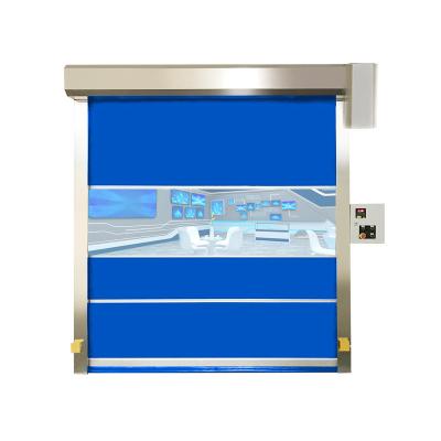 China High quality workshop speed door windproof, clean room rolling high speed door for sale