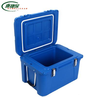 China KJB Insulated Coolers 35L Hard-sided Rotomolded Ice Food Box For Outdoor Camping. for sale