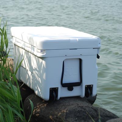 China Keeping Cold of Beverage or Frozen Food Rotomolding Ice Cooler Box for Car Ice Chest and Camping Cooler. for sale