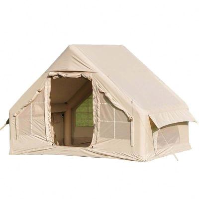 China Large Camouflage Game Light Travel Glamping Inflatable Camping Tents / Resort Hotel Field 3-5 Living Wholesale People Family for sale