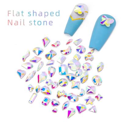 China Xiaopu Shinning wholesale ab crystal Diamond Nail Art Stone Designs Crystal Stone for dresses for sale