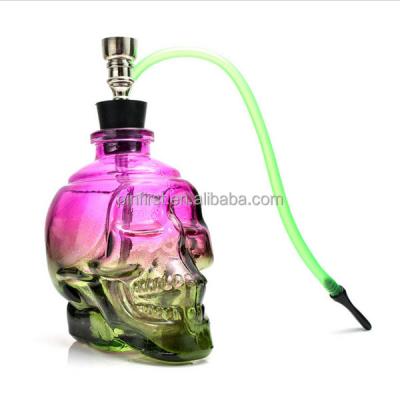 China Vogue Noble Shape Small Shape Tobacco Pipe Colorful Portable Glass Water Smoking Pipe for sale