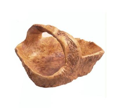 China New China 80Pcs Fabulous Carved Root Basket Vase Natural Wooden Bowl for sale