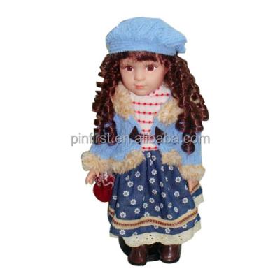 China Lovely New Toy Antique Lifelike Girl Popular Electronic Movable Music Girl Electric Doll W for sale