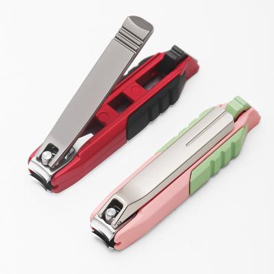 China High Grade Modern Carbon Steel Matte Small Toe Nail Clipper Nail Clippers High Quality Nail Cutter With Collector for sale