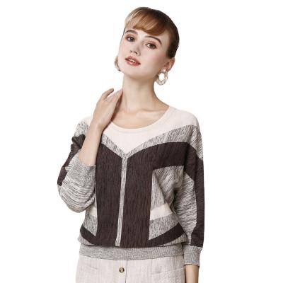 China Professional Manufacture 100% Quick Dry Pure Silk Soft and Fashionable Quick Dry Pullovers Knit Women's Sweater for sale