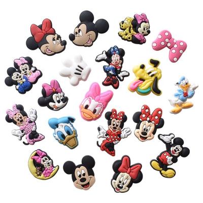 China Shoe charm minnie croc charms disny shoe decorations for kids croc shoe for sale