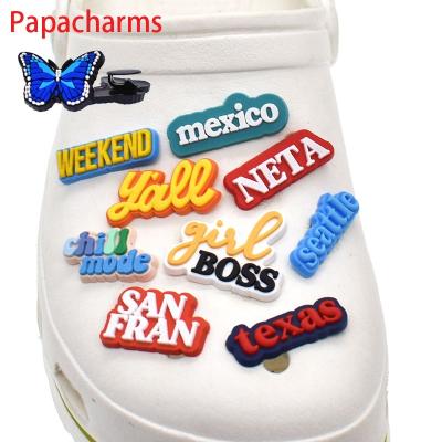 China Shoe Charm Clogs Ladies Shoes Buckles Gidgets Designer Charms Shoe Decoration Shoe Charms Accessories Wholesale for sale