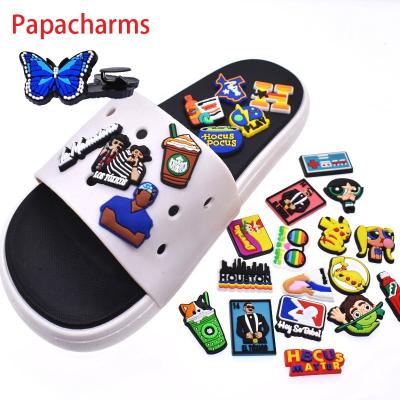 China Hot sale 3D shoe charm croc shoe decorations accessories bags lips lipstick make up beach shoe charms most popularHot selling products for sale