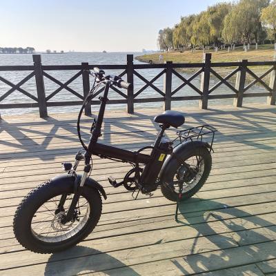 China New Product 48V500w Big Power Aluminum Alloy Electric Bike Fat Fat Tire Electric Bike for sale