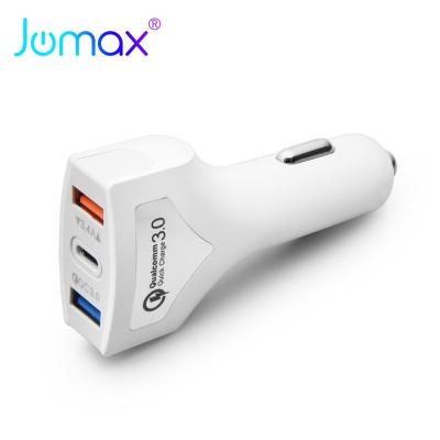 China Good Selling Mobile Phone/Manufacture Ipad/Camera/PDA/MP3 Fast Charging PD 3.0 Dual USB Car Charger With Led CE ROHS UL for sale