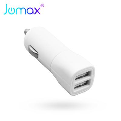 China Dual Left Portable Type-C Car Charger Palladium QC 3.0 Phone Usb Car USB prots JUMAX 2 Smart 12v Dual Fast Charger for sale