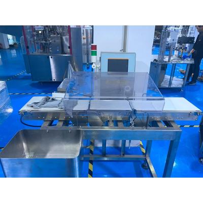 China Factory Digital Automatic Cosmetic Weight Check Weigher Package Conveyor Online Weighing Machine for sale