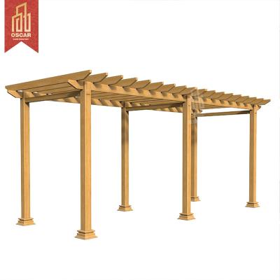 China Easily Assembled Outdoor Garden Gazebo Modern Design Waterproof Aluminum Pergola Opening Roof for sale