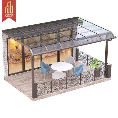 China Anti-UV Resistance Outdoor Easy Installation Wind Balcony Awning Factory Price Aluminum Patio Cover for sale