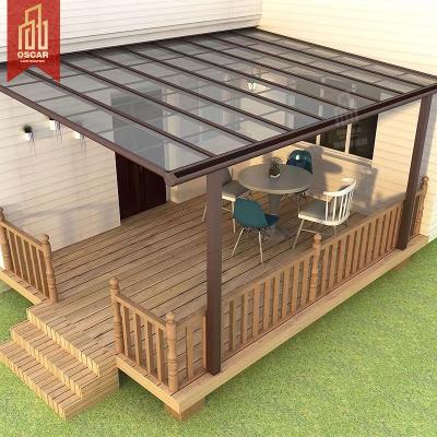 China Wholesale Outdoor Garden Sun Protection Customized Styles Garden Aluminum Sun Shade Pergola Polycarbonate Roof Patio Cover for sale