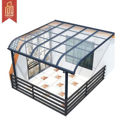 China Wholesale Outdoor Garden Sun Protection Customized Styles Garden Aluminum Sun Shade Pergola Polycarbonate Roof Patio Cover for sale