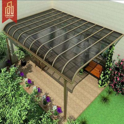 China Patio Canopy Anti-UV Aluminum In Snow Proof Tent With Free Standing Column Tent Canopy for sale