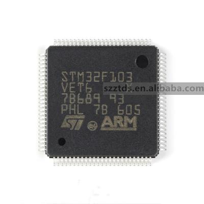 China New Original IC STM32F103VET6 Integrated Circuits MCU Microcontroller Chip LQFP100 STM32F103VET6 STM32F103VET6 for sale