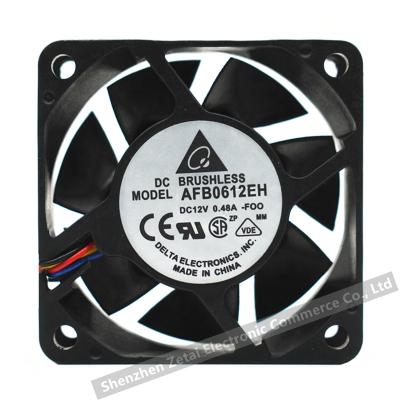 China High Speed ​​Exhaust Ventilation DELTA 6025 Fan 60mm AFB0612EH 12V 0.48A 12volt 60x60x25mm 6800RPM 6cm DC For PSU Power Supply Fan from apw3++ apw7 for sale