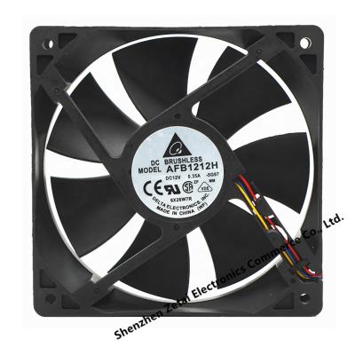 China Exhaust Ventilation DELTA 12025 DC Fan 120x120x25mm Axial Flow 2500RPM 4Pin PWM Brushless Fan for sale