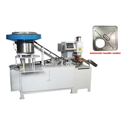 China 4L Lid Repair Shops First Place Machinery Automatic Lid Welding Machine Lid Top Handle Welder for sale