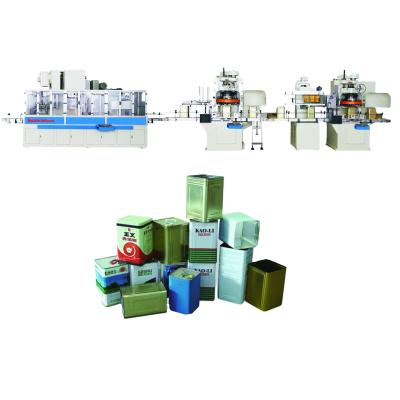 China Factory can making machine tin can making machine square box making machine for sale