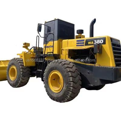 China Carregador usado Komatsu WA 380 de segunda mão com poucas horas de trabalho e excelente desempenho à venda