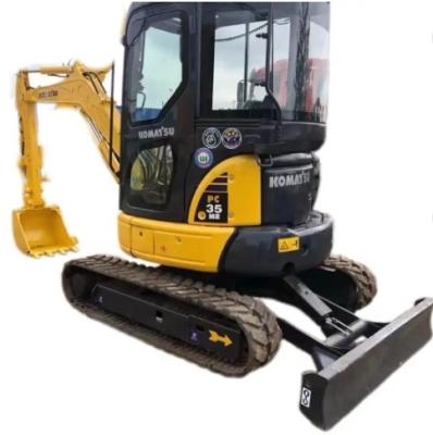 China Small Hydraulic Excavator Komatsu PC35 3.5Ton Used Excavator with 0.2M³ Bucket Capacity for sale