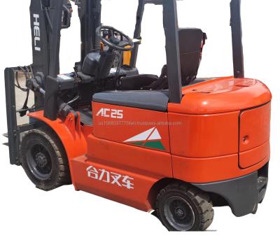 Cina Larghezza della forchetta 4,5 TCM Heli AC25 carrello elevatore originale di alte prestazioni Usato carrello elevatore diesel in vendita