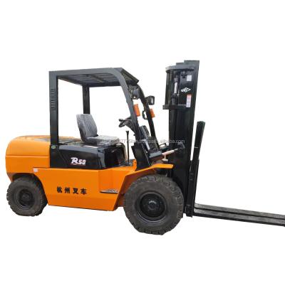 China HANGCHA 4 Ton Forklift Truck 3.5 Ton Diesel Forklift Make HANGCHA for sale