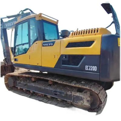 China Hot Model 2022 2023 Year Volvo 220 Used Excavators with Original Hydraulic Cylinder for sale