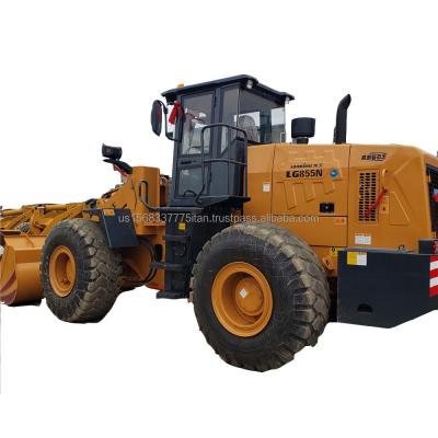 China Buen estado Longgong LG 855N cargador equipo de construcción usado LiuGong motor en venta