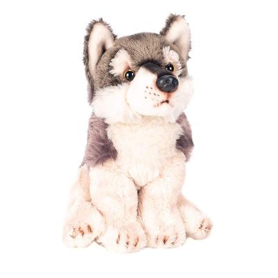 China Small Gray Wolf Toys Plush Animal Toy Silver Plush G37 Children's Plush Toys Pillow for sale