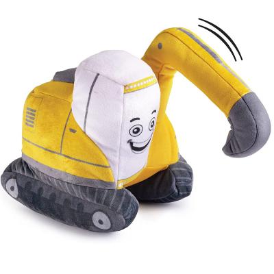 China G52 Plush Toy Excavator Plush Construction Stuffed Toy Plush Construction Truck Excavator Toy for sale