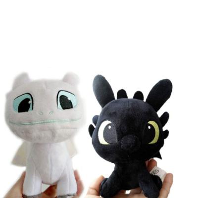 China How To Train Your Dragon Plush A025 Toothless Small Stuffed Dragon Toy Light Fury Soft White How To Train Your Dragon Plush for sale