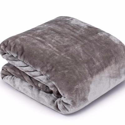 China B348 Coral Fleece Bedding Throw Blanket Anti-pilling Plush Large Size Sofa Blanket Ultra Soft for sale