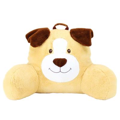 China B410 Massage Cartoon Plush Children Reading Pillow Floor Chair Pillow Cushion Cute Bear Watching TV Child Pillow for sale