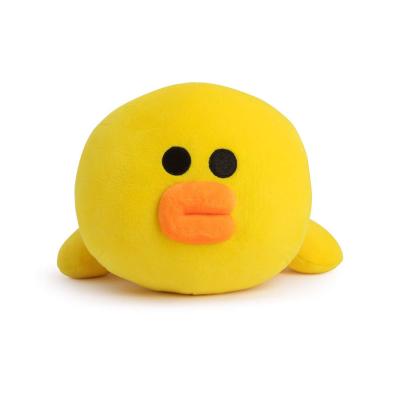 China B676 Yellow Plush Duck Pillow Office Back Pillow Cushion Plush Belly Pillow for sale