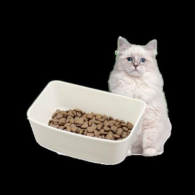 China Non-automatic Impact Resistance Design Bite Resistant Durable Cat Hook Suspension Bowl Pet Antislip Food Bowl Plastic Pet Feed Bowl for sale