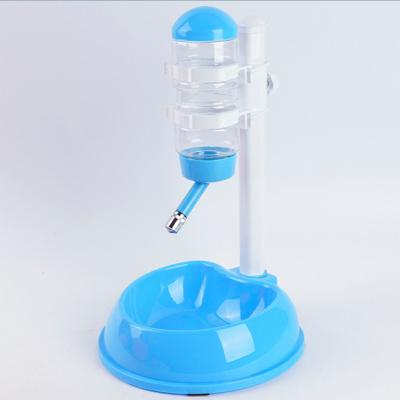 China Automatic Wholesale Automatic Anti Overturning PP Adjustable Feeding Bowl Feeder Pet Food And Water Dispenser for sale