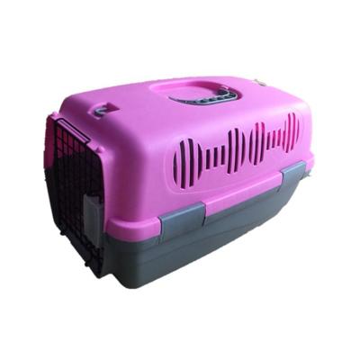 China Sustainable Multifunctional Design Pet Cages Carriers Outdoors Portable Pet Air Transport Box for sale