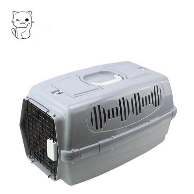 China Sustainable 2023 New Hamster Pet Cages Multifunctional Design Pet Cage For Cat Convenient Pet Aviation Box for sale