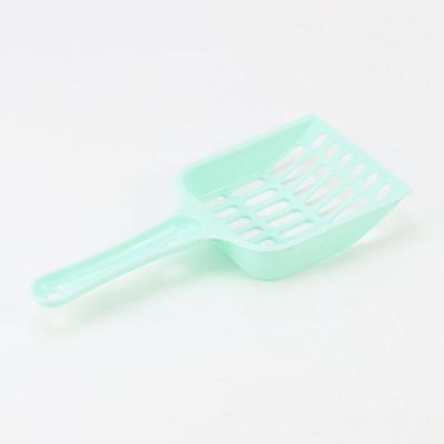 China Sustainable Direct Supply From Suppliers Pet Cat Litter Shovel Blue Plastic Pet Cat Litter Scoop Shovel for sale