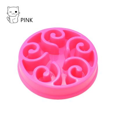 China Non-automatic Hot Sale Pet Supplies Dogs Bowl Slow Feeder Travel Preventing Choking Cat Pet Slow Feeder Bowl for sale