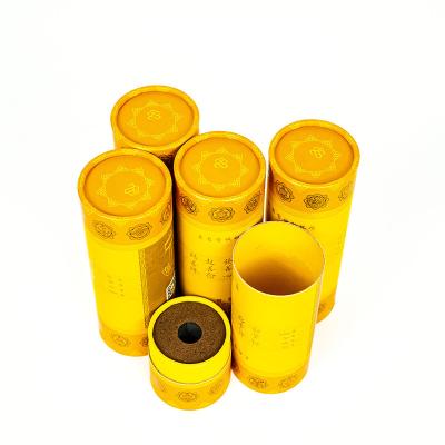 China Yellow One Day Gift Recyclable Fast Proofing Set Can Be Customized Logo Cardboard Paper Luxury Tea Paper Tube for sale