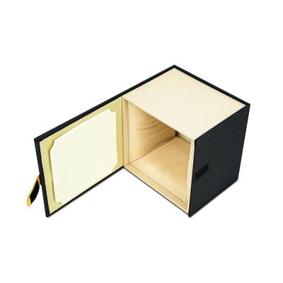 China Recycled Materials High End Custom Luxury Cardboard Folding Flip Case For Wedding Waterproofing OEM Perfume Packaging Gift Day for sale