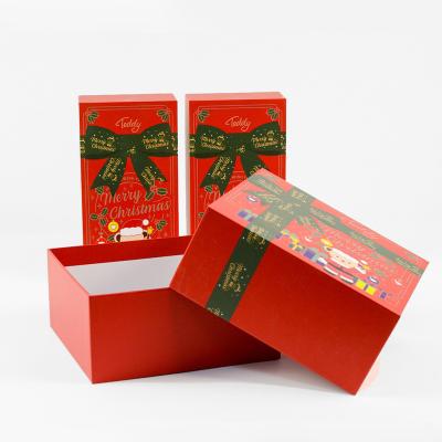 China Wholesale High Quality Recycled Materials Size Custom Christmas Ornaments Decoration Packaging Box Gift Lid And Base Boxes for sale